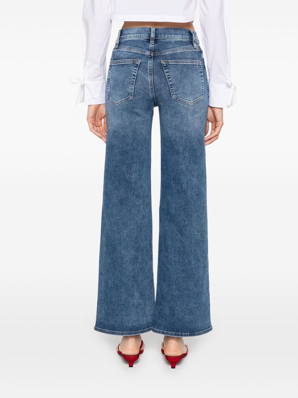 FRAME High Waist Wide Leg Jeans - Size 26