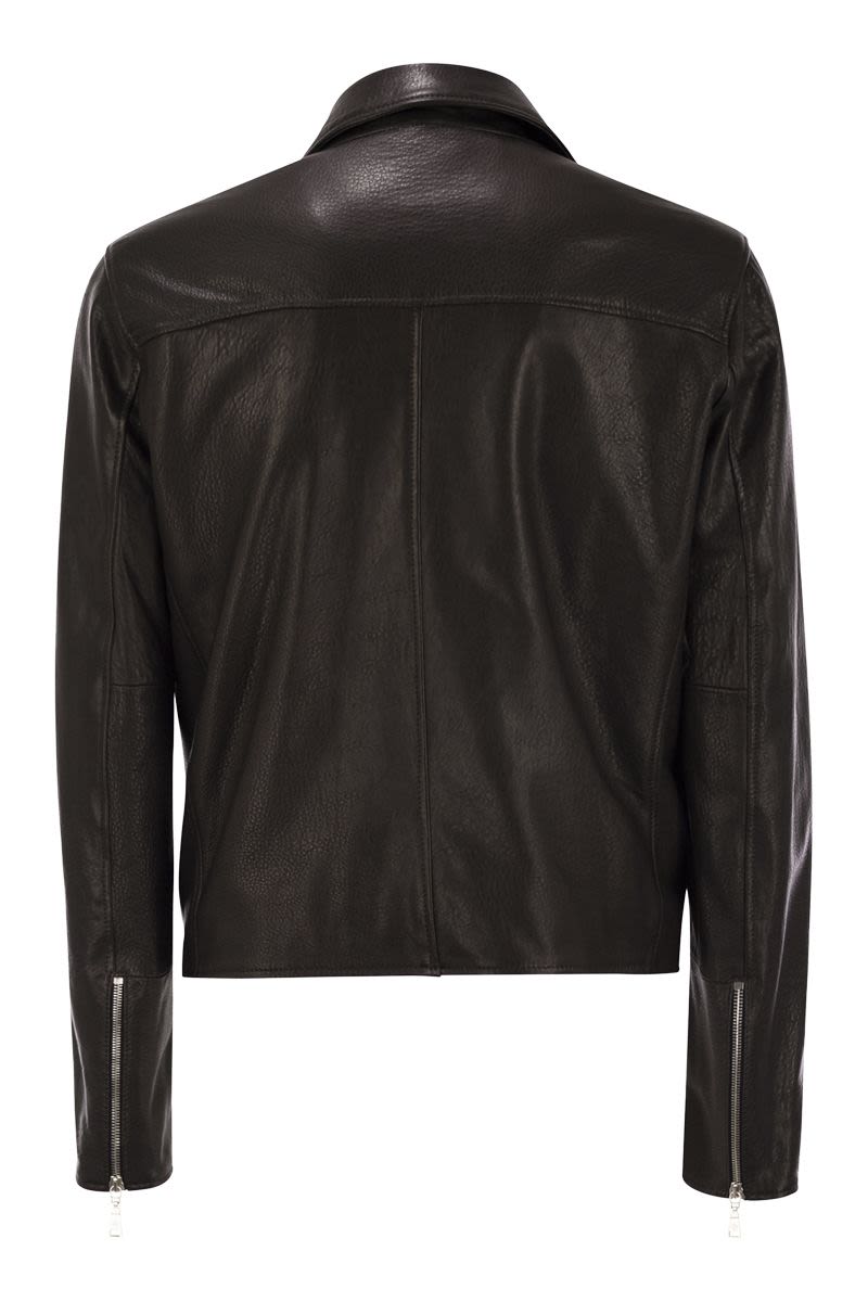 TAGLIATORE Lambskin Biker Jacket