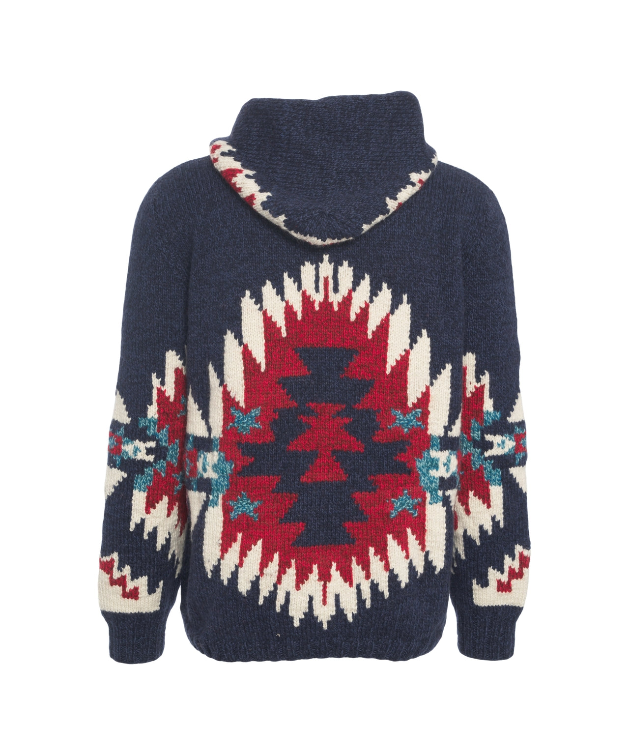 FRANTIC Geometric Pattern Zippered Hoodie Cardigan for Men
