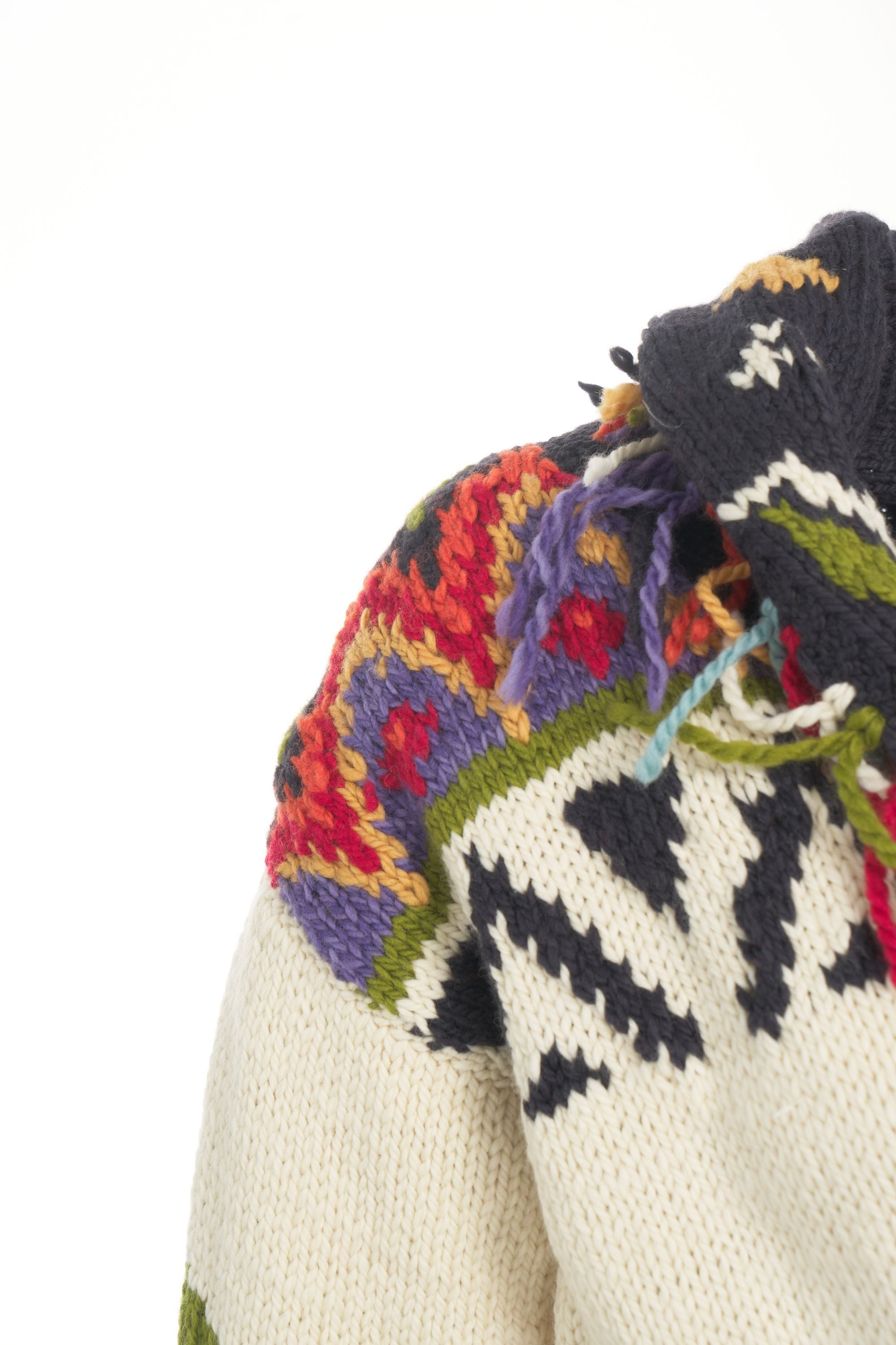 FRANTIC Fairytale-Inspired Cardigan with Fringe Details