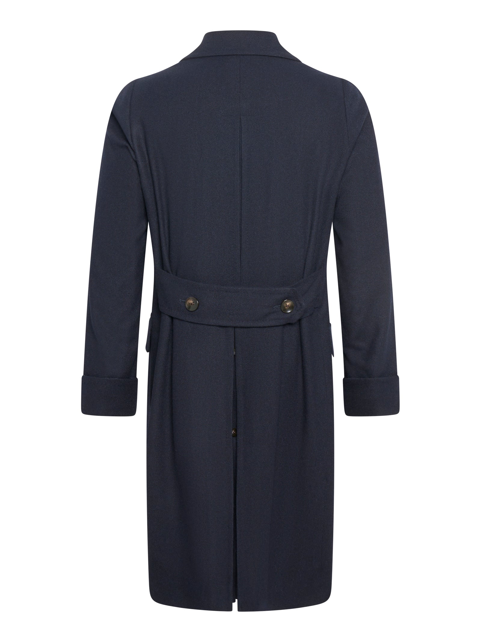 Franzese Collection Men's Wool Loden Coat with Back Martingale - FW25