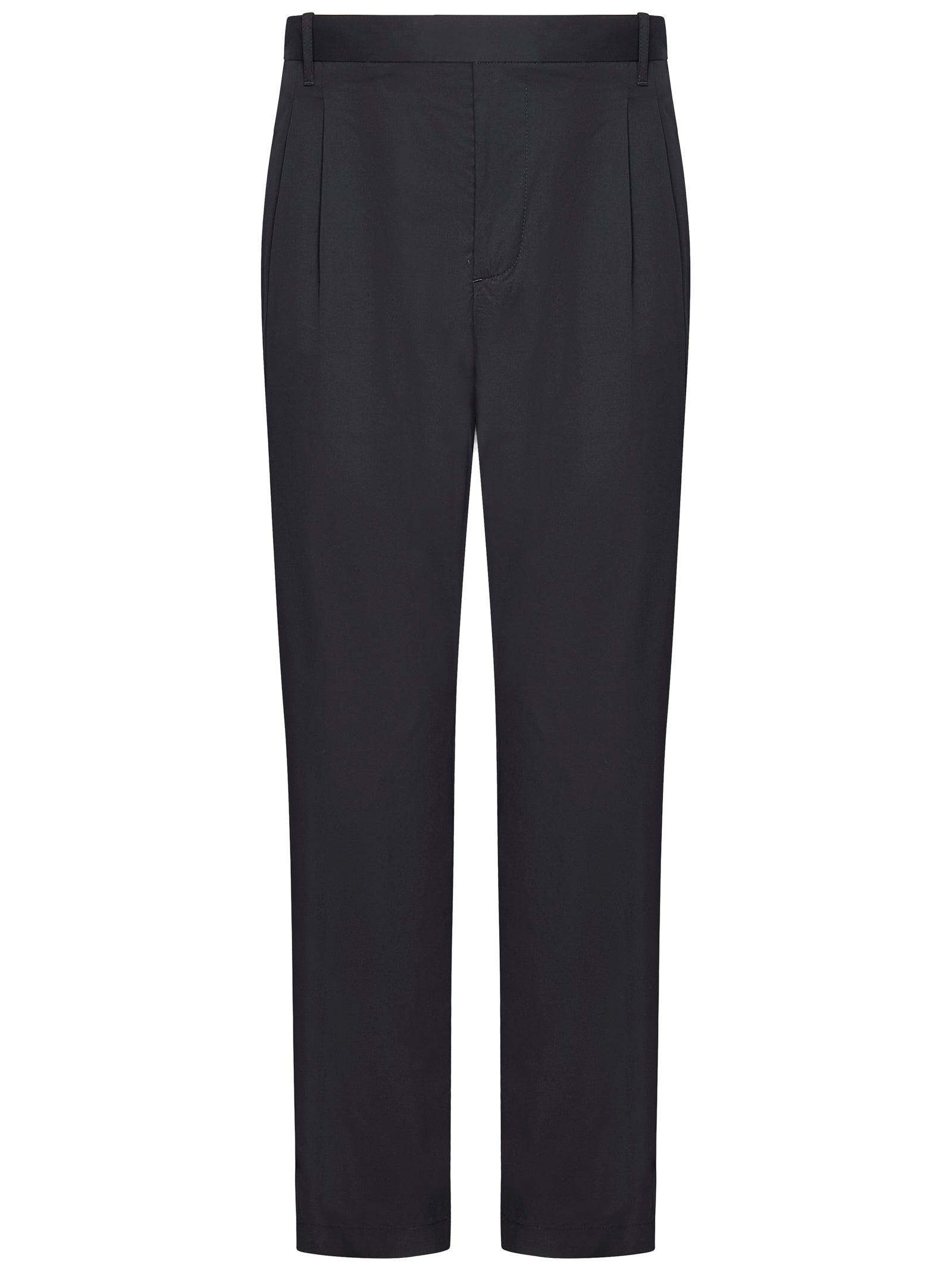 FRANZESE COLLECTION Double-Pleat Trousers Size 48 IT for a Polished Look