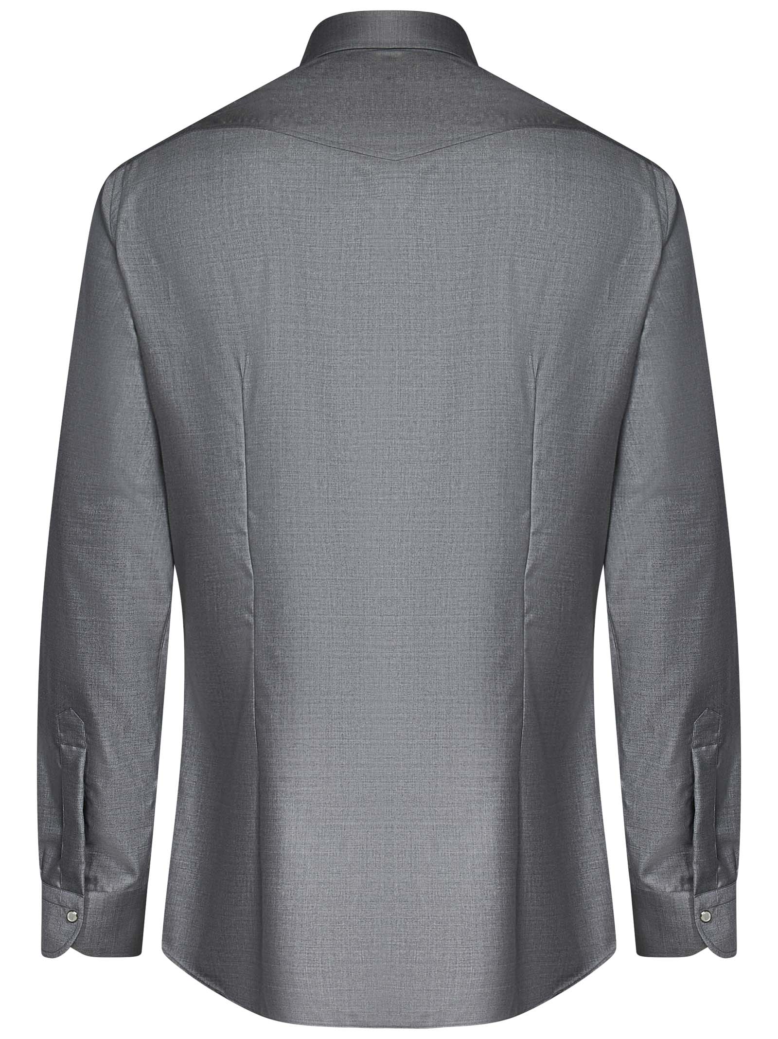 FRANZESE COLLECTION Tailored Fit Western Shirt - Neck Size 40