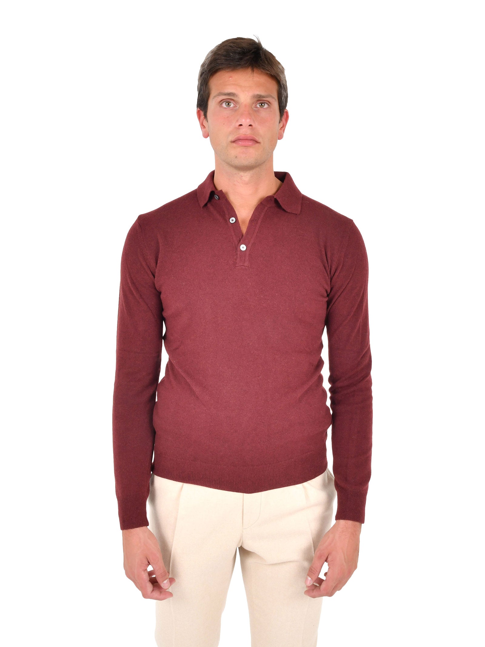 FRANZESE COLLECTION Luxurious Long-Sleeved Knit Sweater - Men's FW25