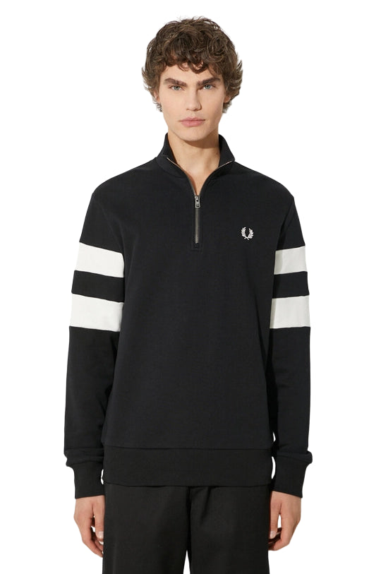 FRED PERRY Men's High Collar Comfort Hoodie