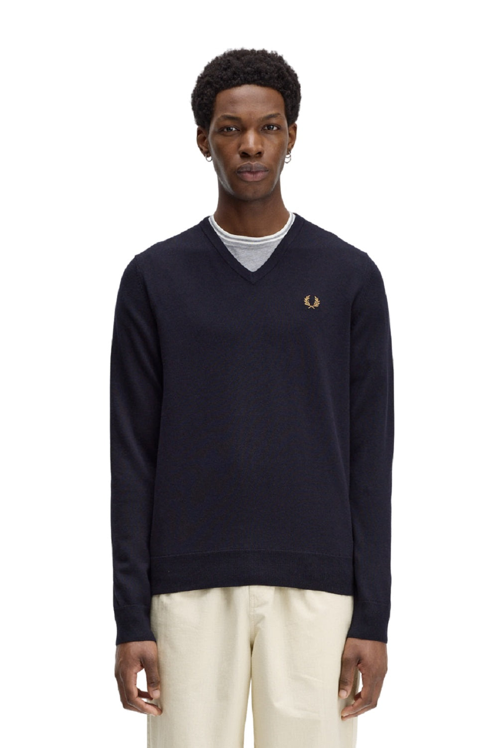FRED PERRY Classic Pullover for Men - Fall Winter 24/25