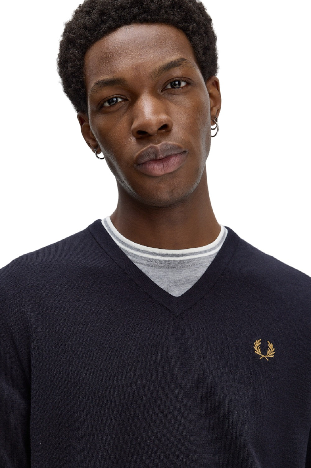 FRED PERRY Classic Pullover for Men - Fall Winter 24/25