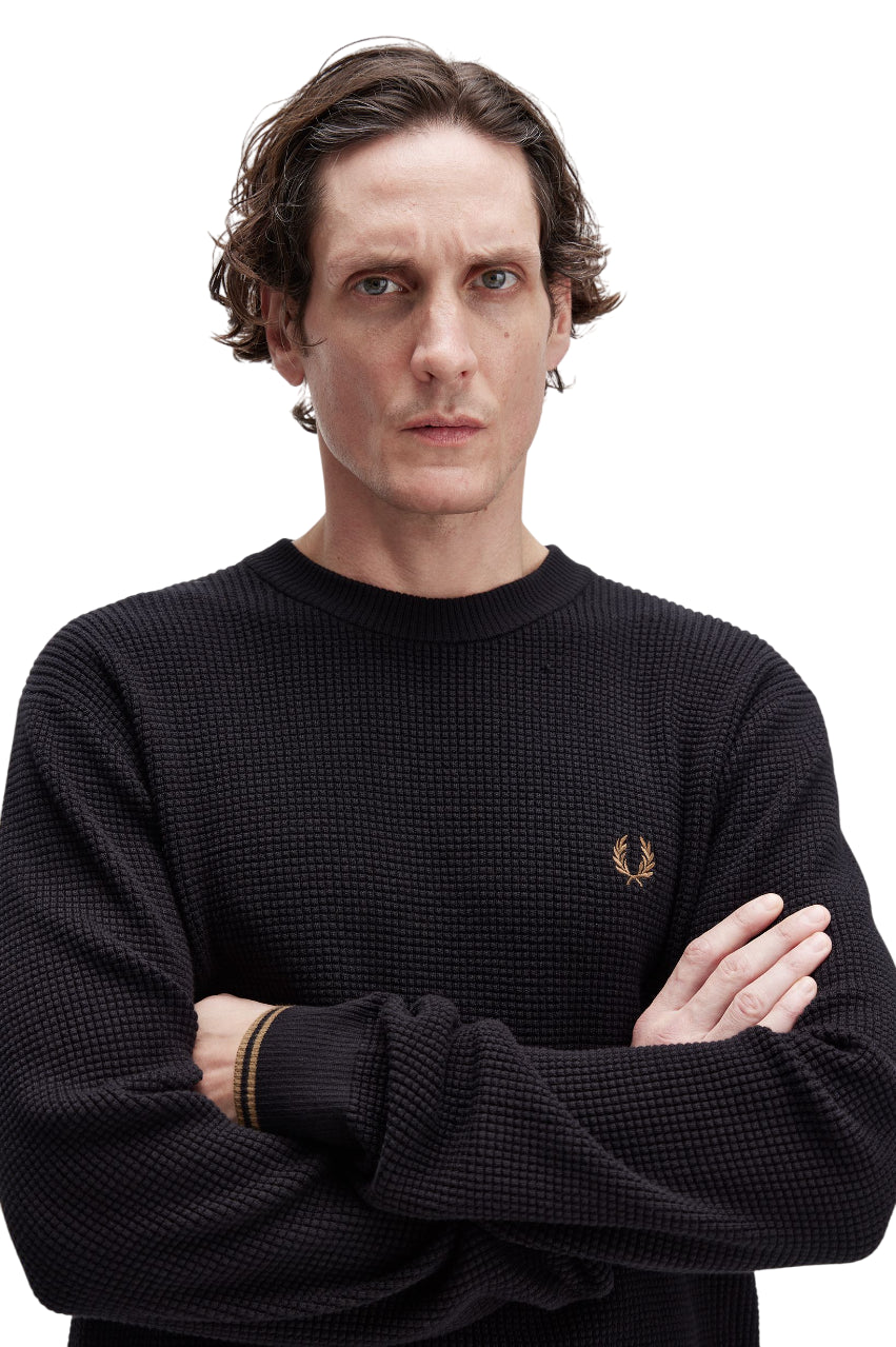 FRED PERRY Classic Fit Lightweight Sweater for Men