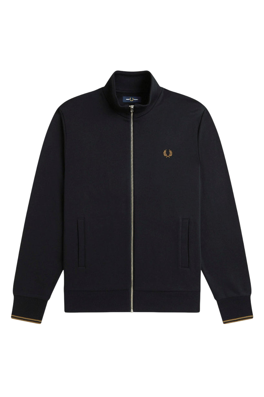 FRED PERRY Regular Fit Zip-Up Sweatshirt for Men - FW25