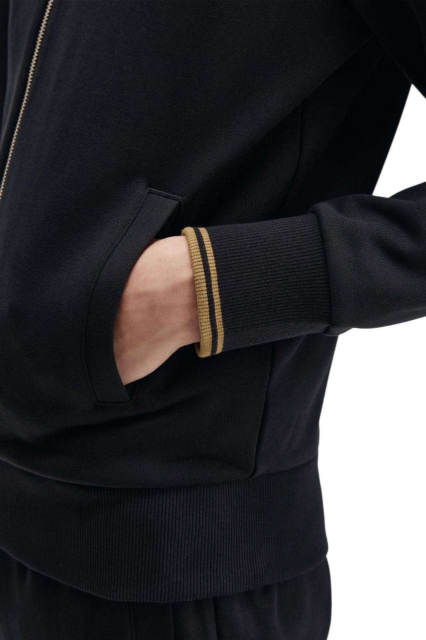 FRED PERRY Regular Fit Zip-Up Sweatshirt for Men - FW25