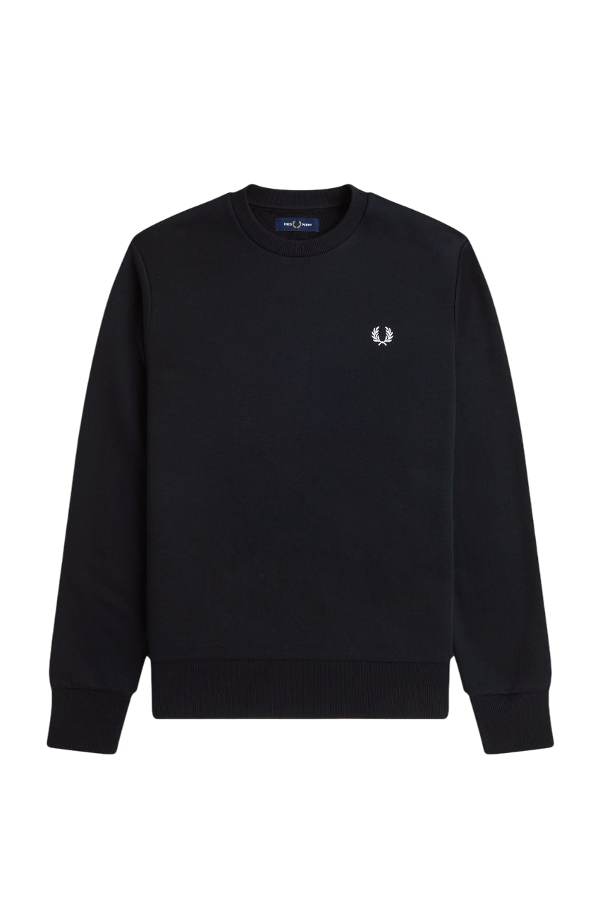 FRED PERRY Regular Fit Sweatshirt with Bold Logo