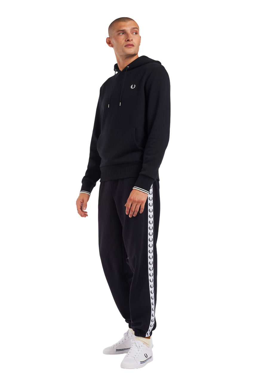 FRED PERRY Classic Regular Fit Hoodie with Unique Cuffs - Size M