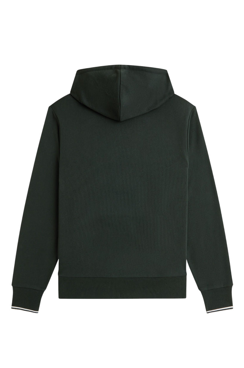 FRED PERRY Regular Fit Hoodie with Drawstring and Kangaroo Pockets