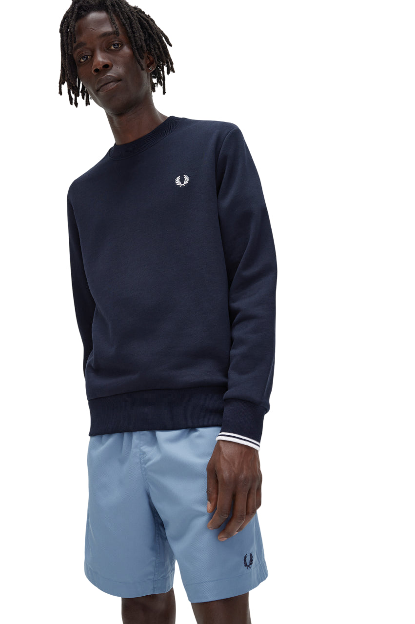 FRED PERRY Classic Sportswear Sweatshirt for Men - Regular Fit