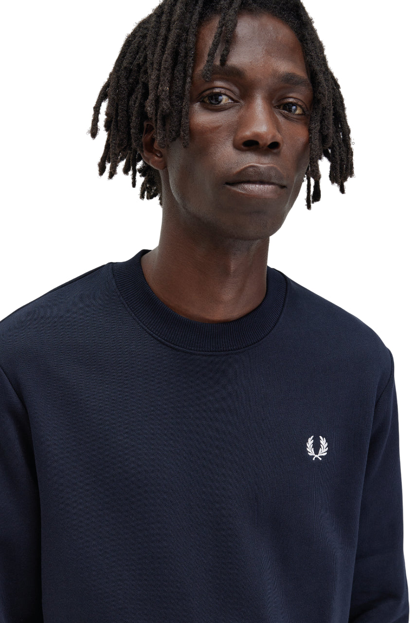 FRED PERRY Crew-Neck Hoodie