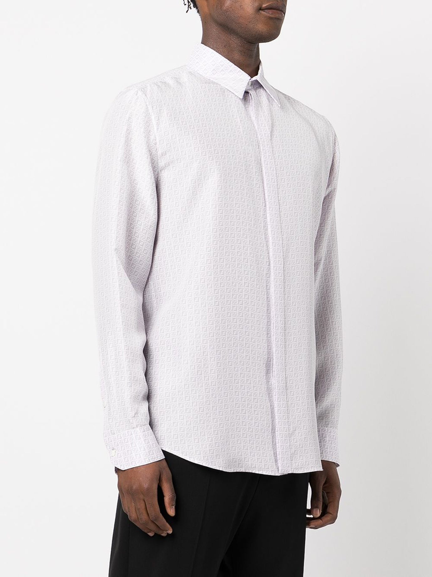 FENDI Silk Shirt for Men - FW25 Collection