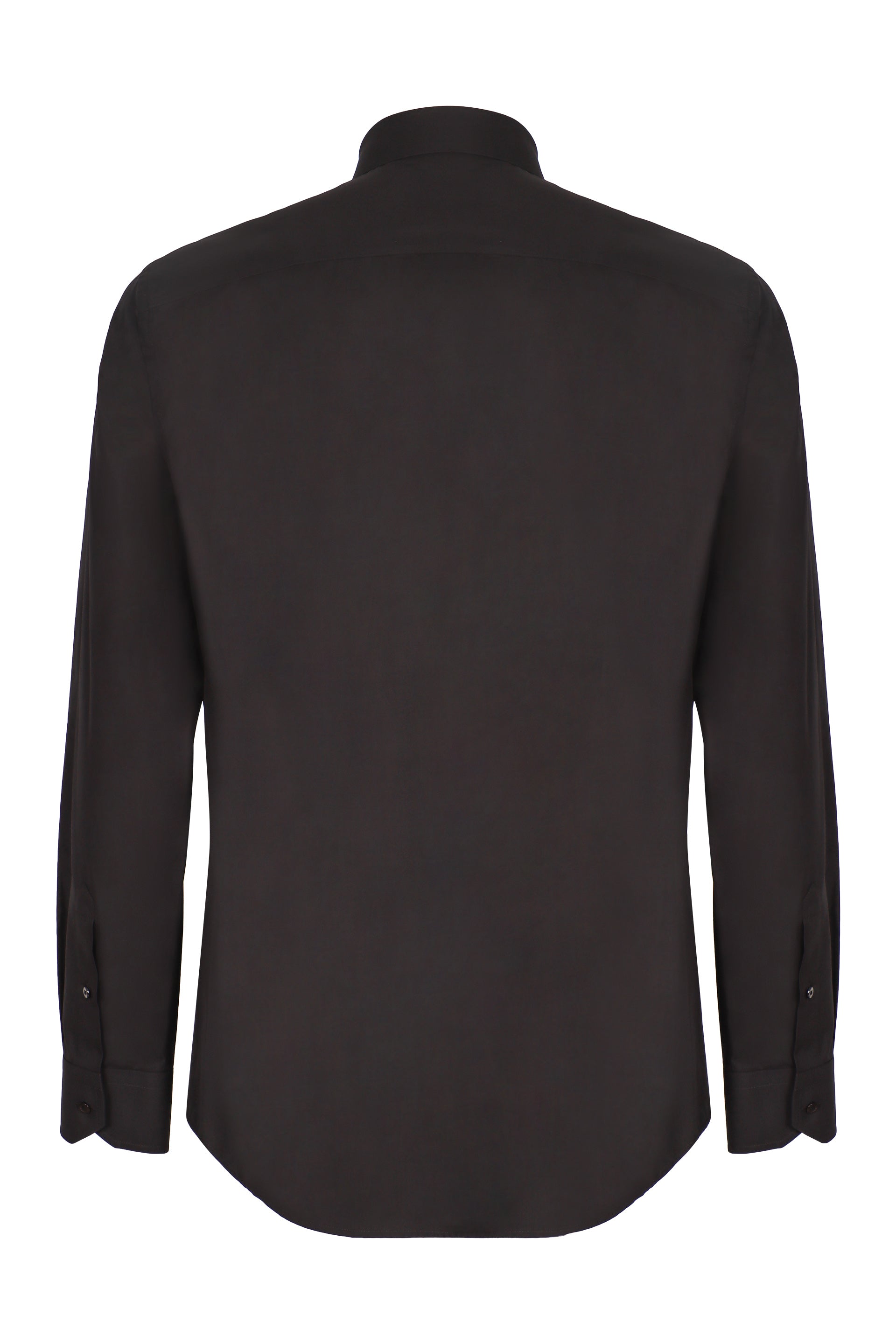FENDI Men's Cotton Shirt with Rounded Hem