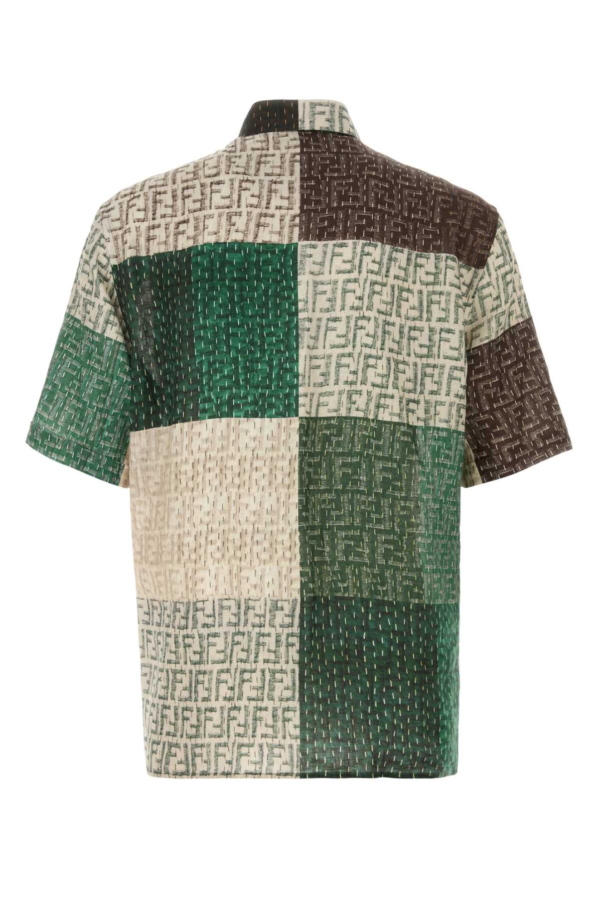 FENDI Men's Regular-Fit Short Sleeve Shirt - Size 39