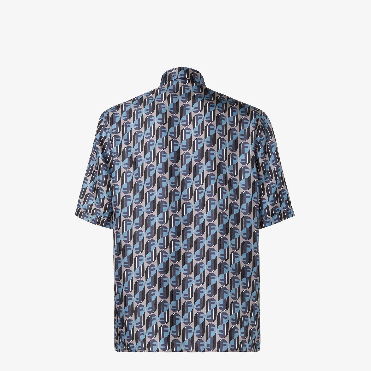 FENDI Printed Silk Shirt for Men - FW25 Collection