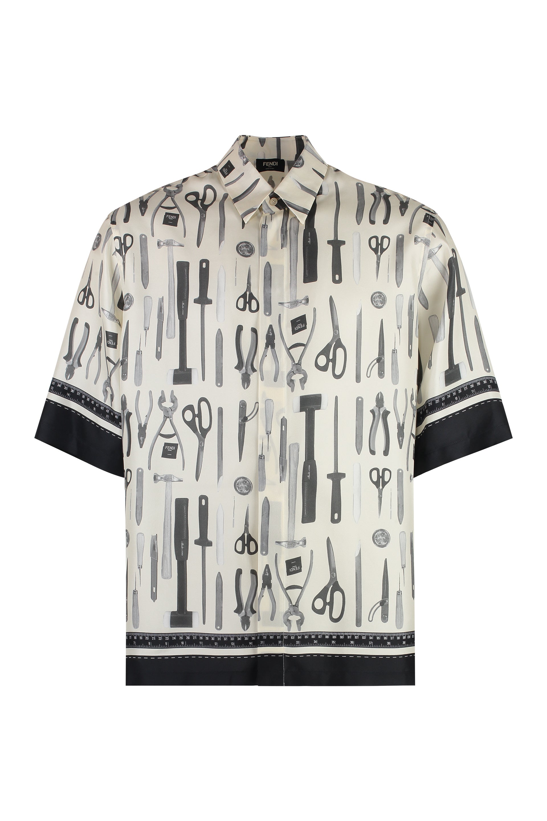 FENDI Men's Slim Fit Sambuco Shirt - SS24 Collection