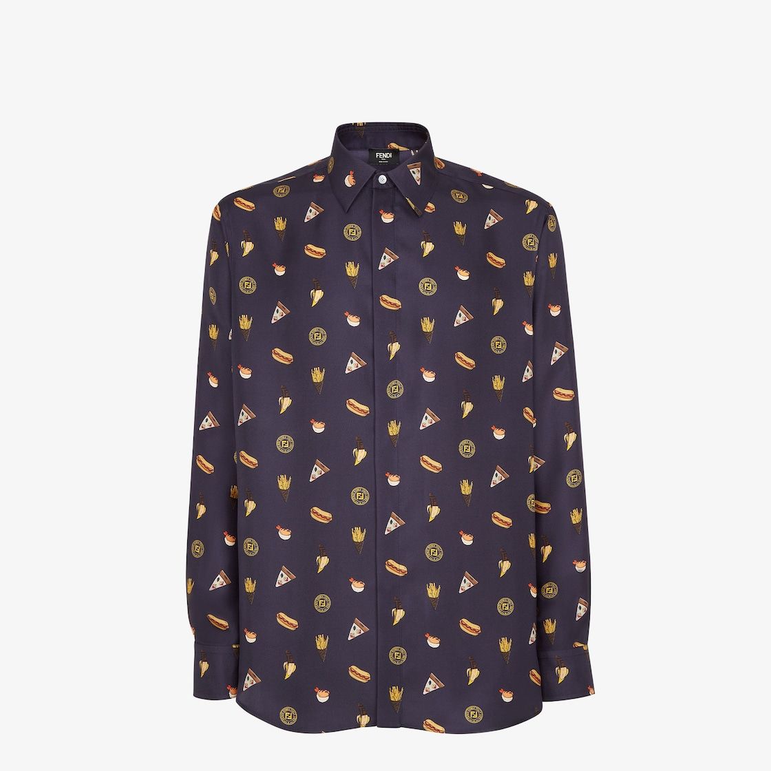 FENDI Men's Woven Mini Shirt for FW24