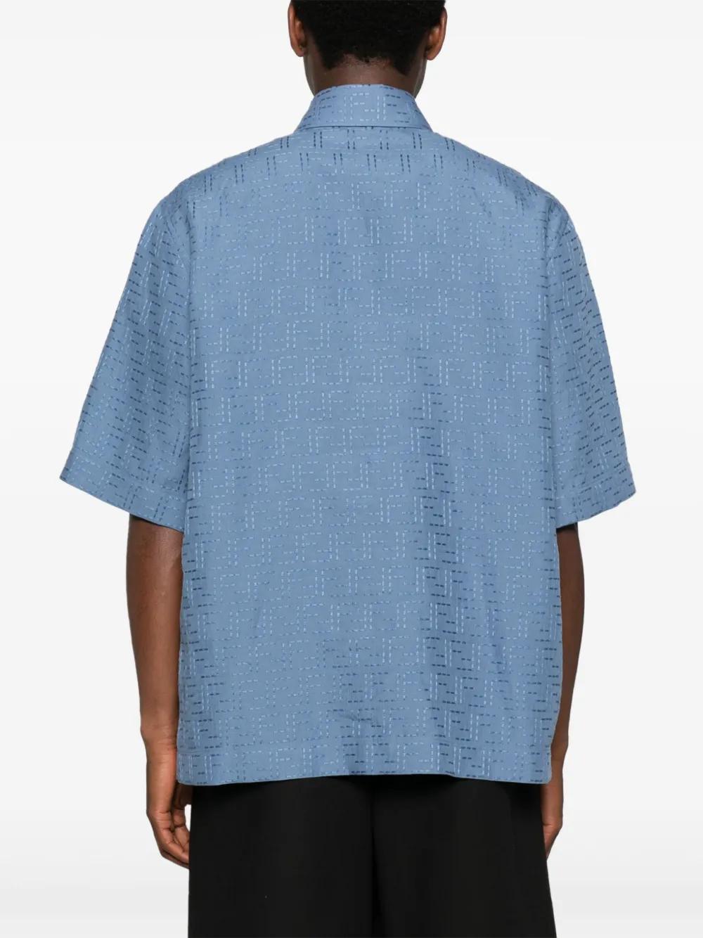 FENDI Linen Blend Shirt for Men - SS25 Collection
