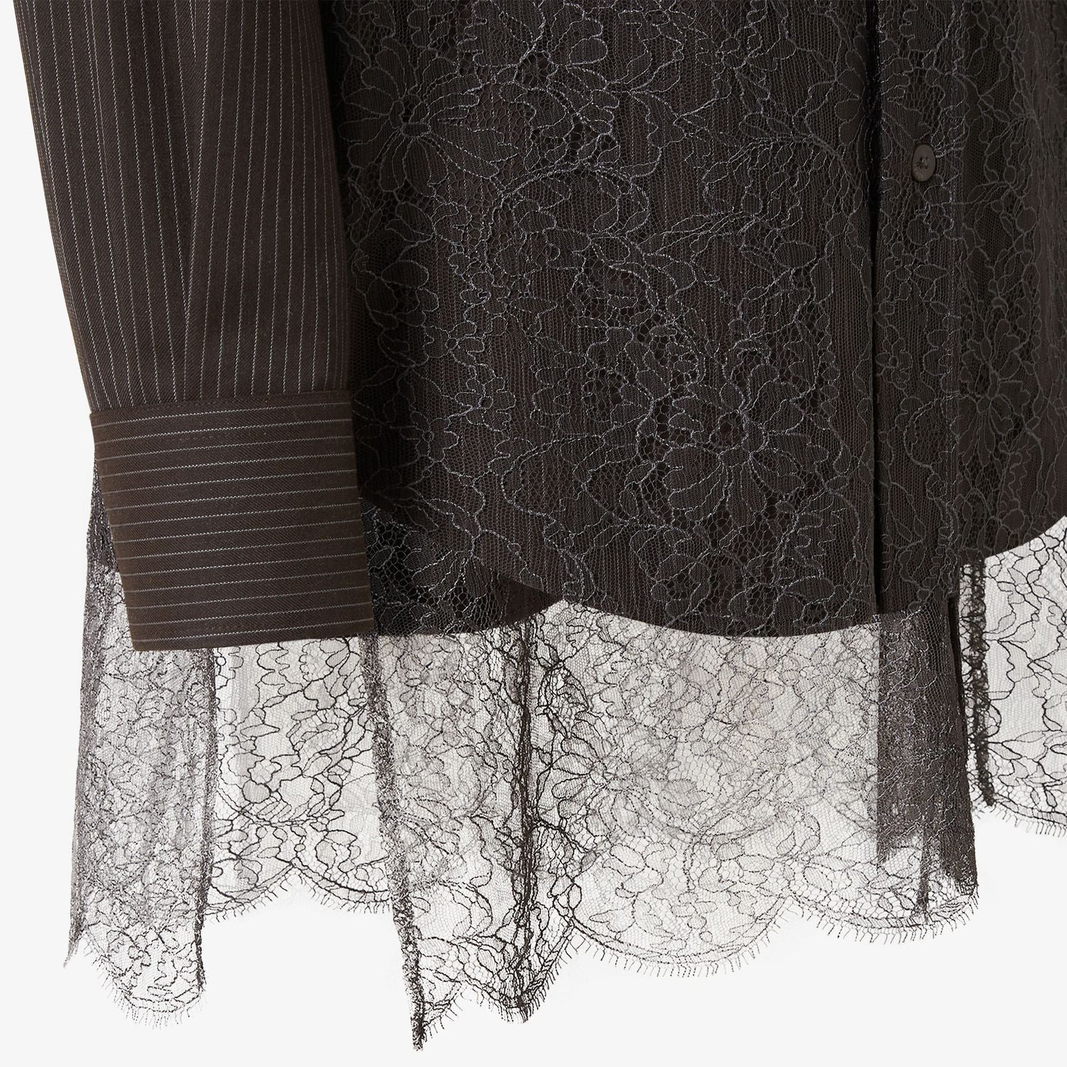 FENDI Men's Cotton Button-Up Shirt for FW25 Season