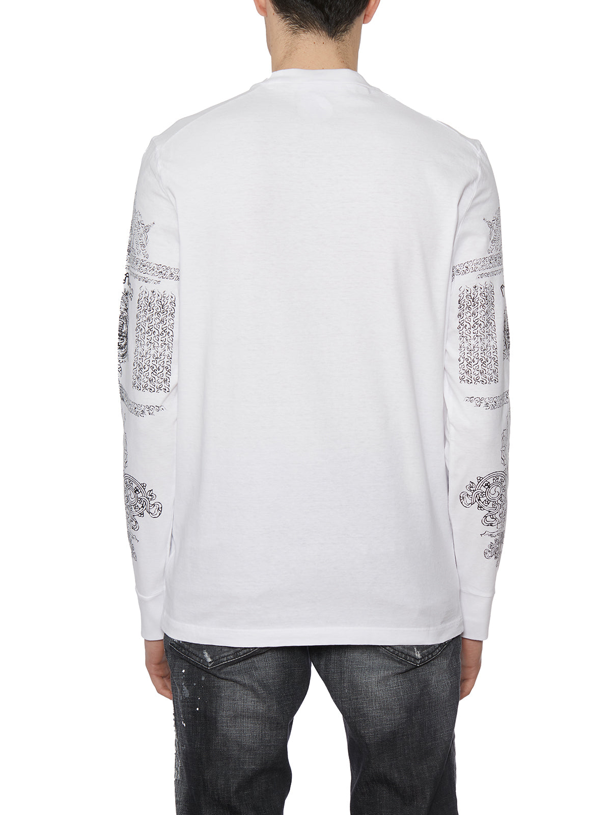 DSQUARED2 Men's Crew Neck Printed T-Shirt - Size M