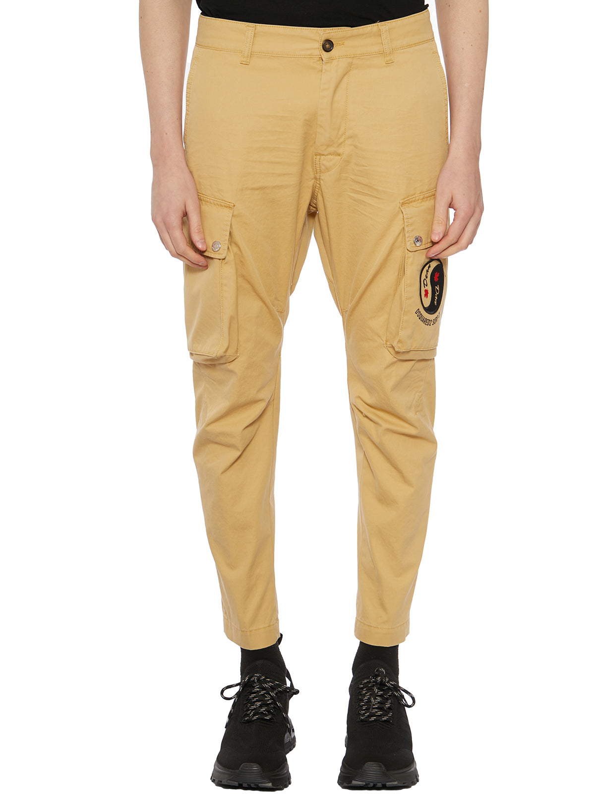 DSQUARED2 Cotton Cargo Trousers - Size 48