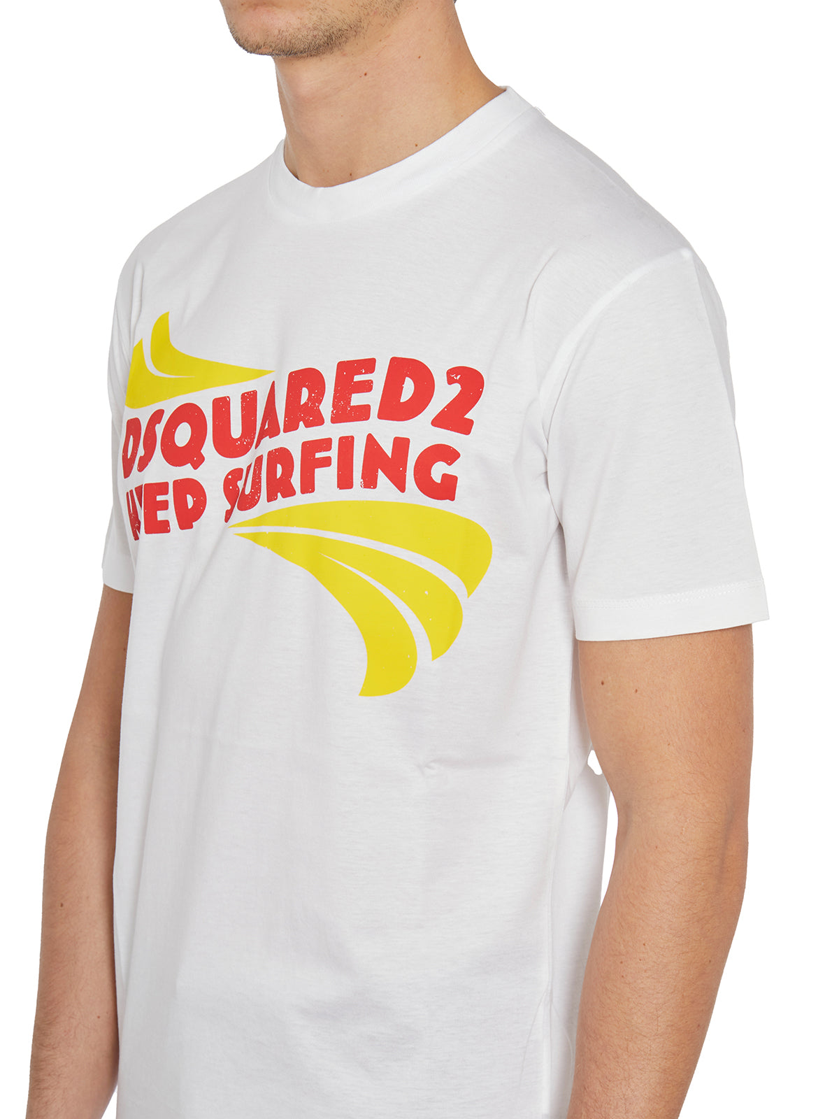 DSQUARED2 Crew Neck Printed T-Shirt - Size M