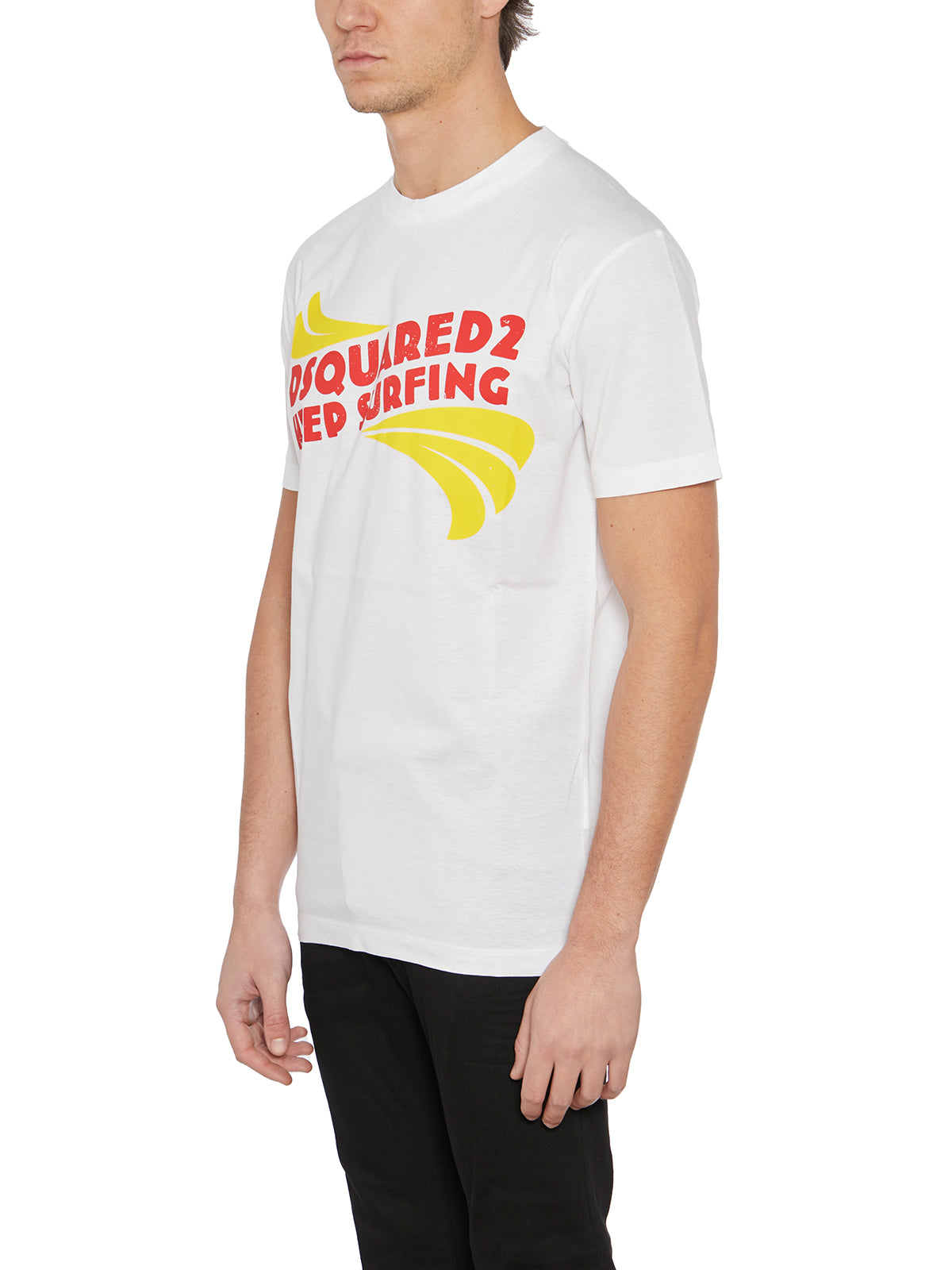 DSQUARED2 Crew Neck Printed T-Shirt - Size M