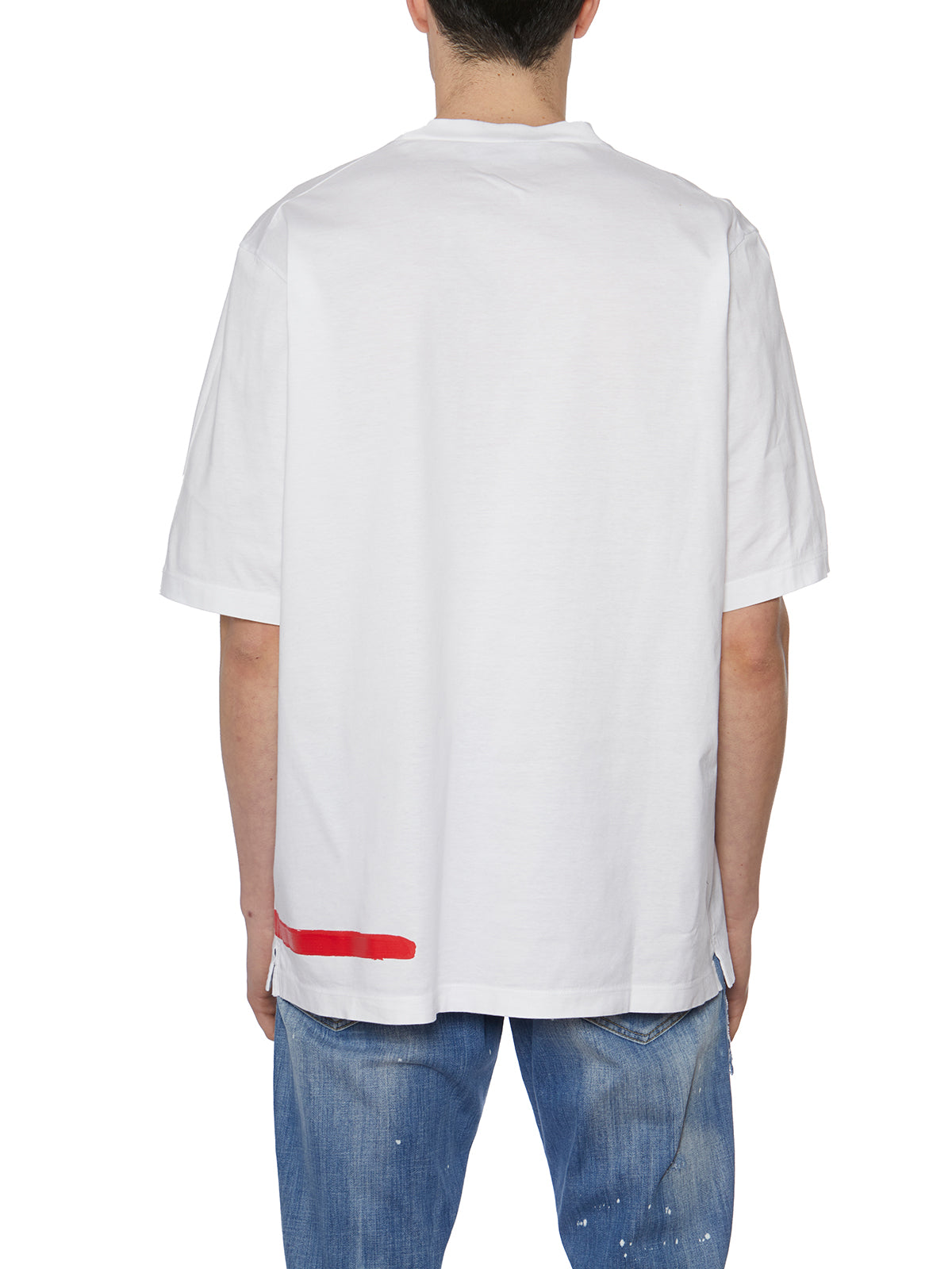 DSQUARED2 Men's Crew Neck Printed T-Shirt (Size M)