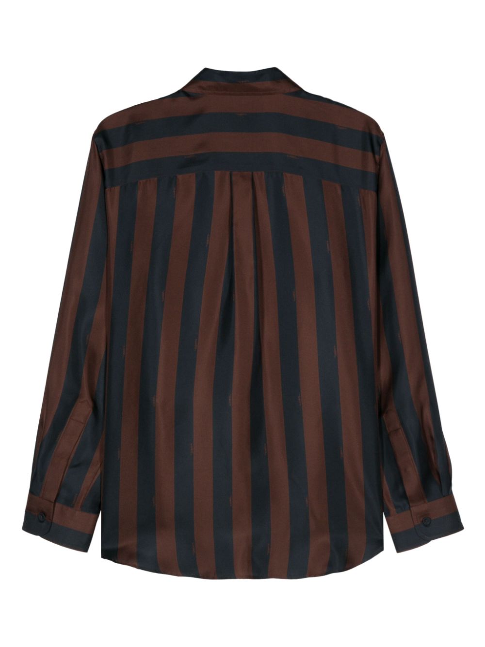 FENDI Silk Striped Shirt - Women’s Classic Fit