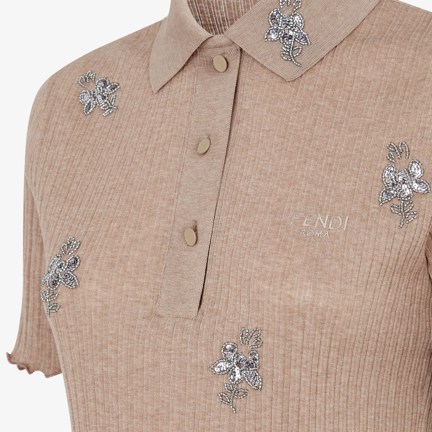 FENDI Cotton Polo Shirt - Women's SS25 Collection