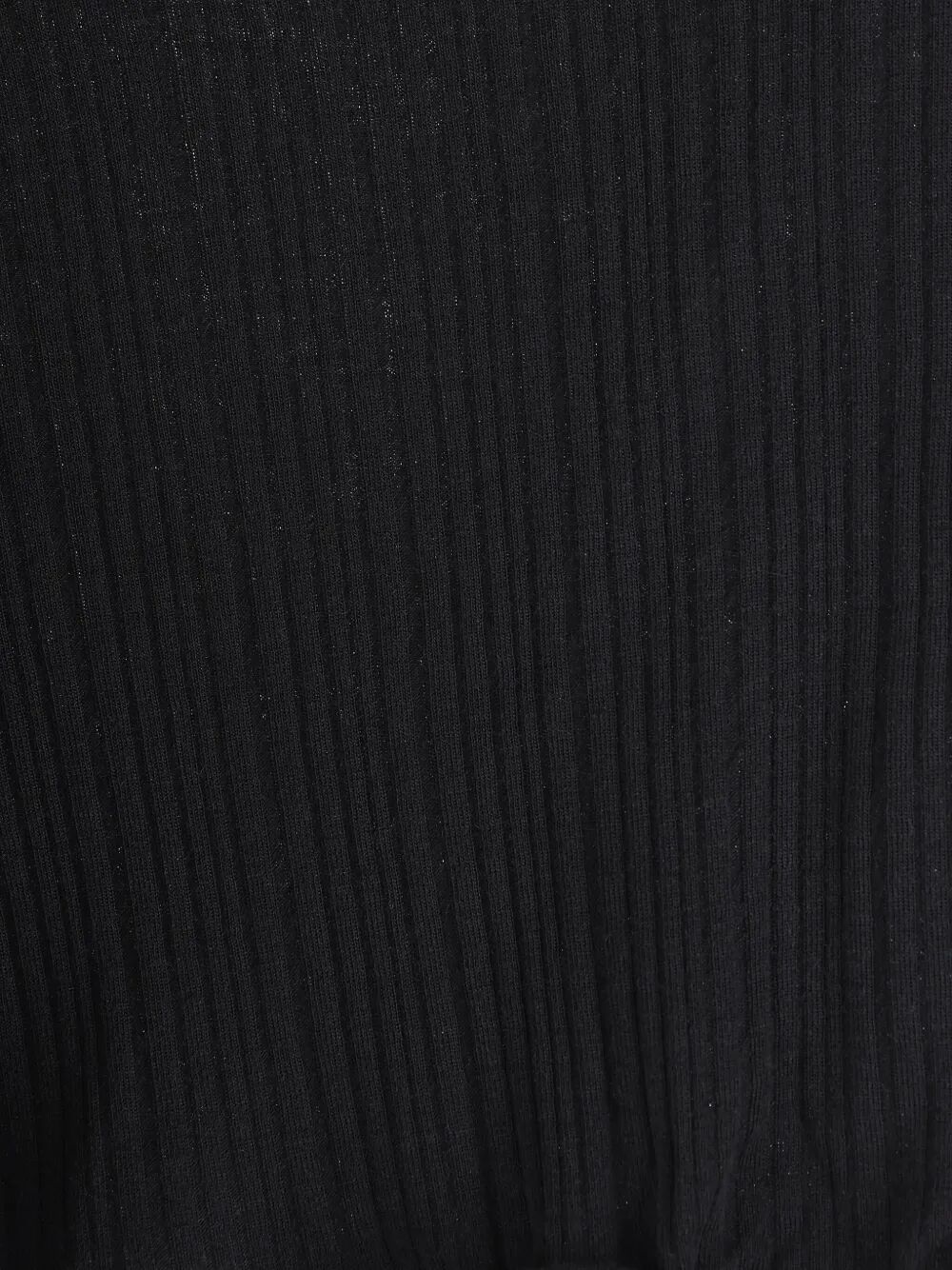 FENDI Wool V-Necked Sweater with Scalloped Hem for Women