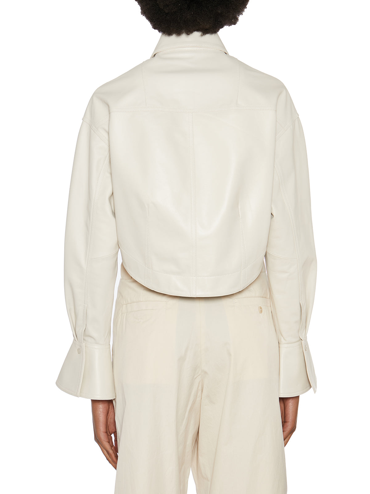 SWORD Mini Stylish Leather Jacket Size 40