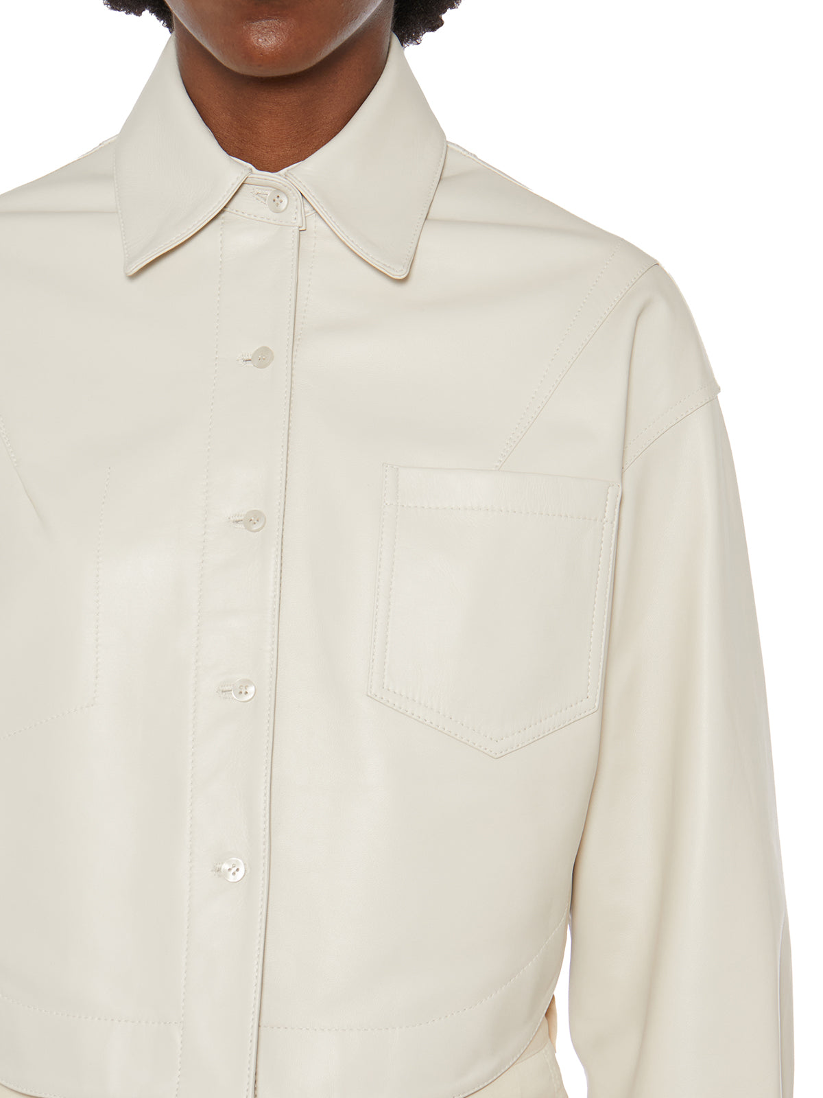 SWORD Mini Stylish Leather Jacket Size 40