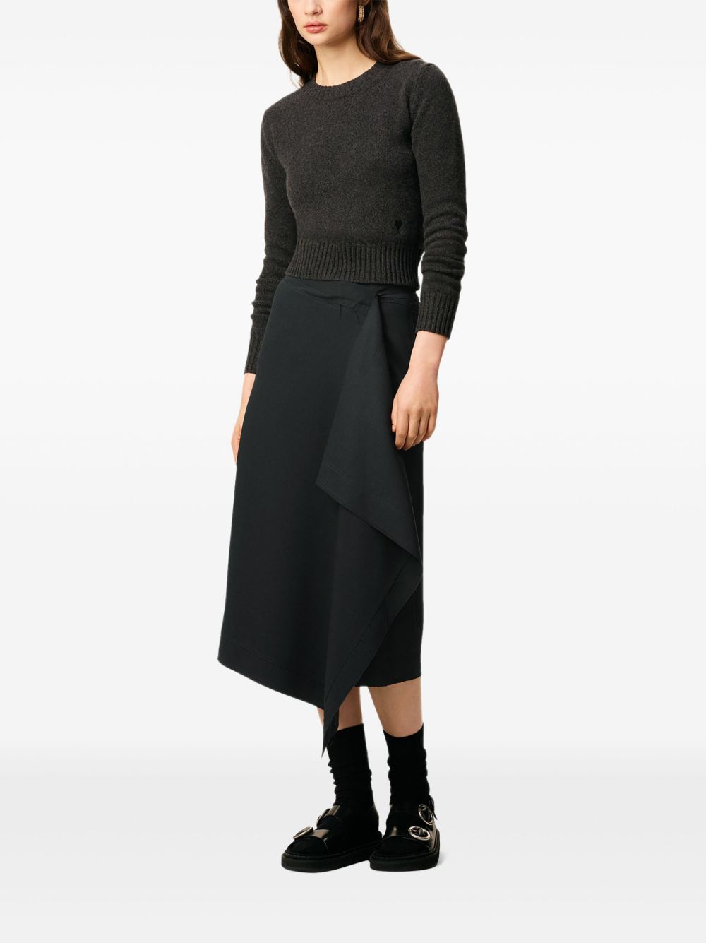 AMI PARIS Women's 100% Wool Skirt for FW25