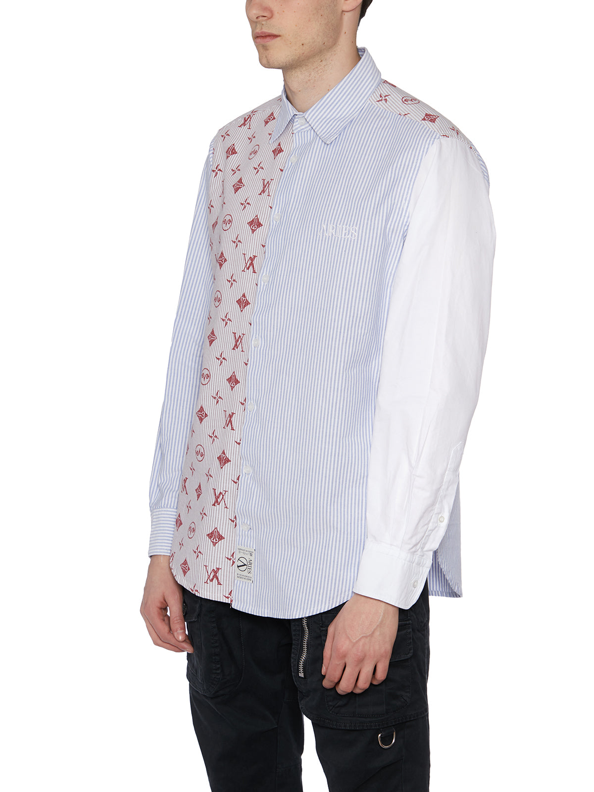 ARIES Patchwork Cotton Shirt for Men - Size M