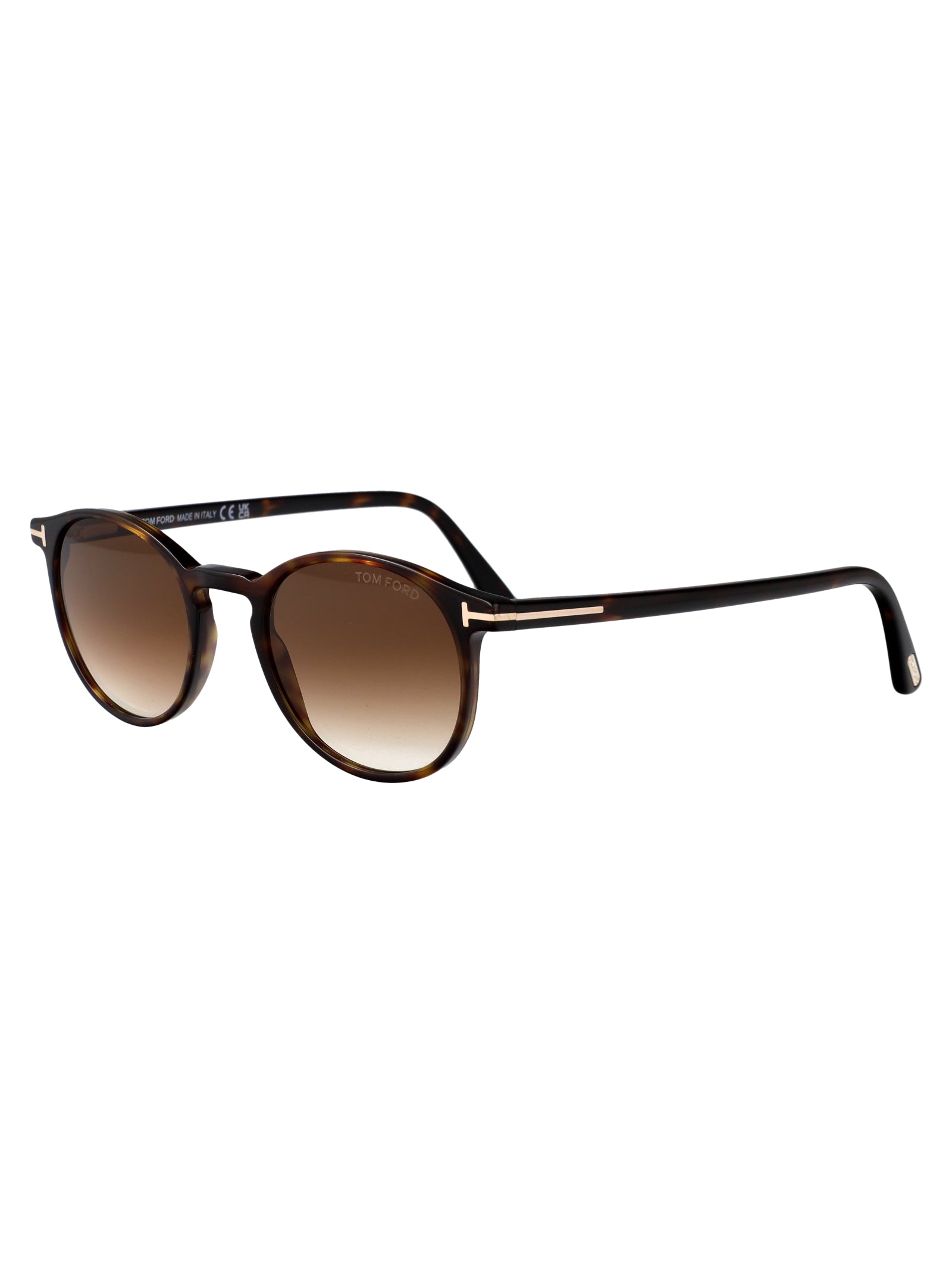 TOM FORD Men's Gradient Brown Sunglasses - Stylish and Sophisticated