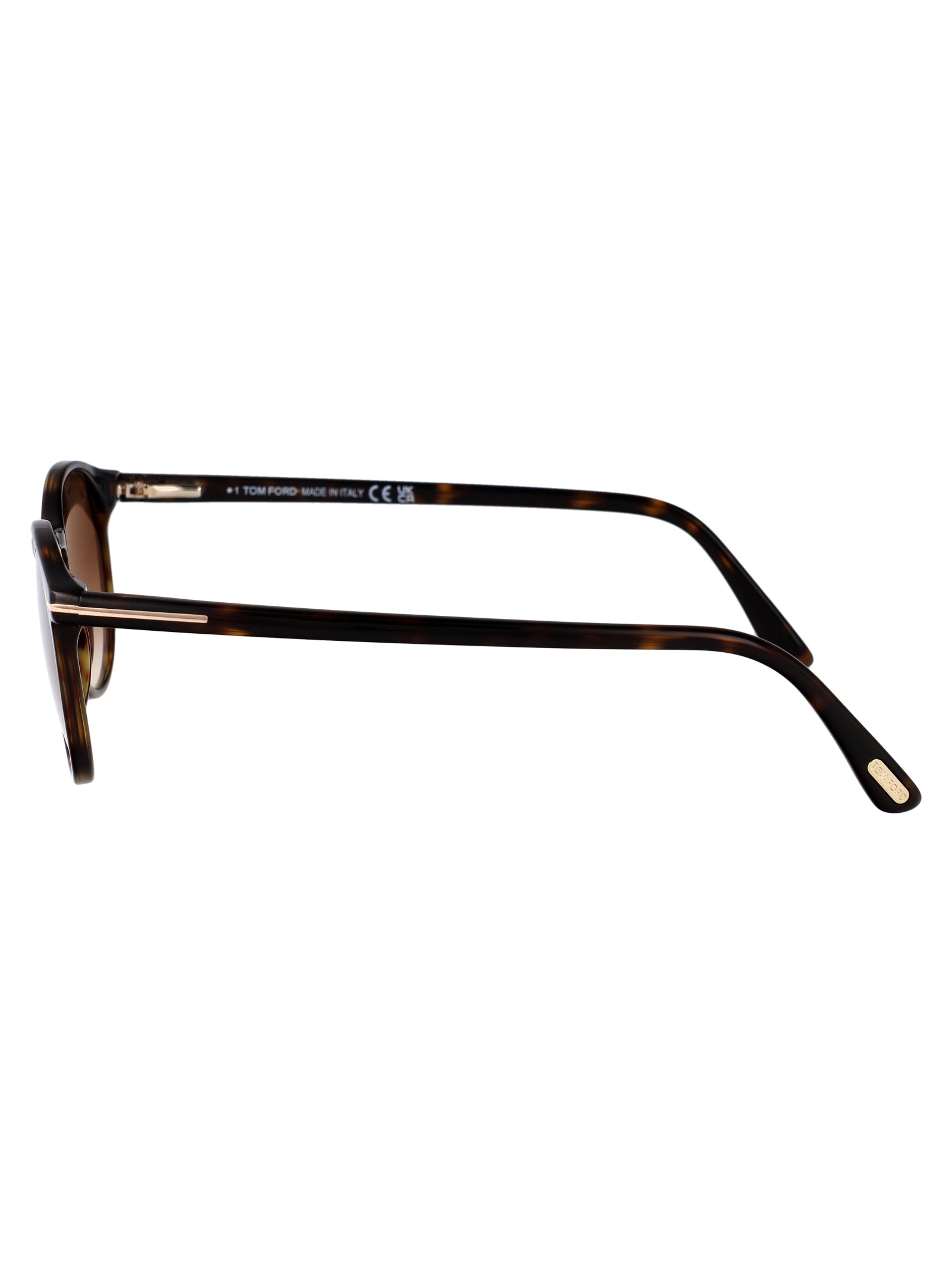 TOM FORD Men's Gradient Brown Sunglasses - Stylish and Sophisticated