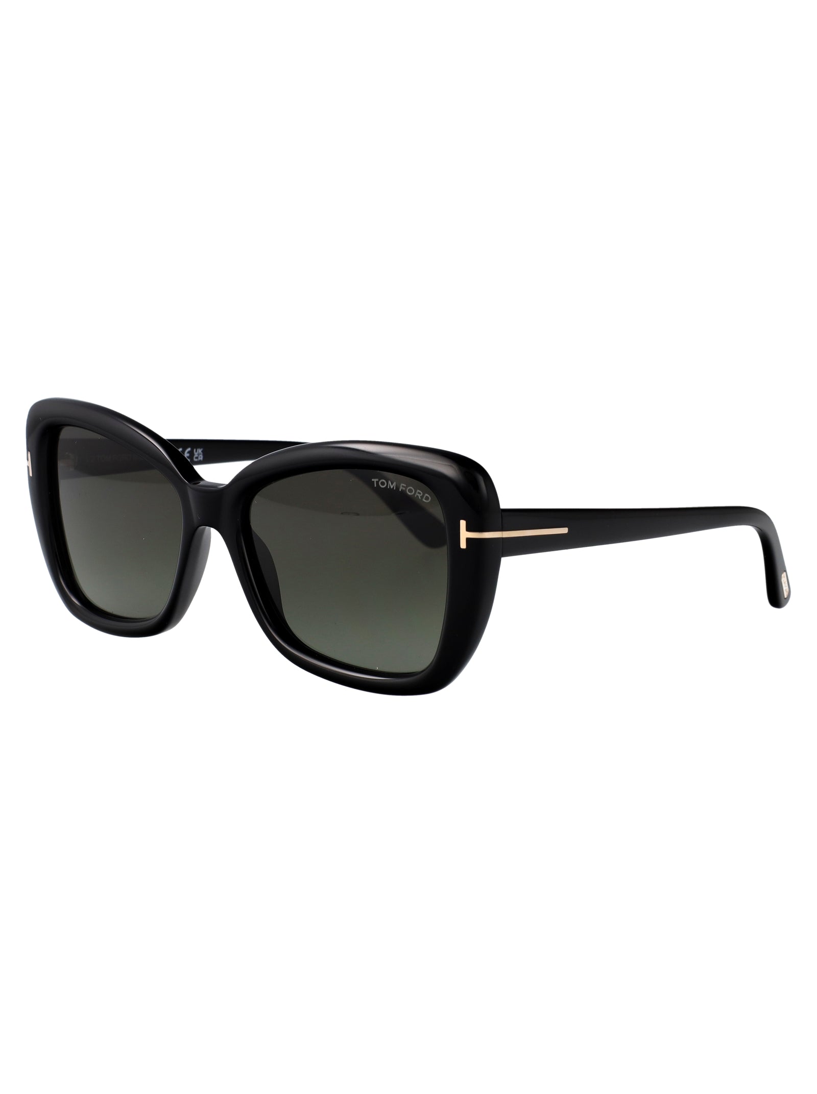TOM FORD MAEVE Sunglasses for Women - Chic Gradient Smoke Lenses