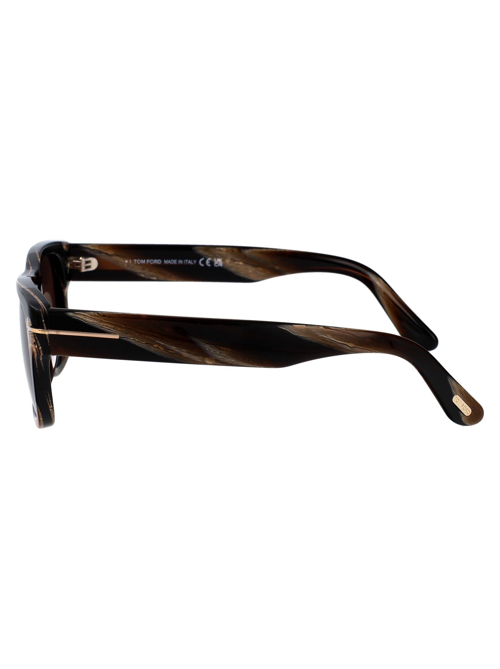 TOM FORD Textured Acetate Sunglasses for Men - FW25 Collection