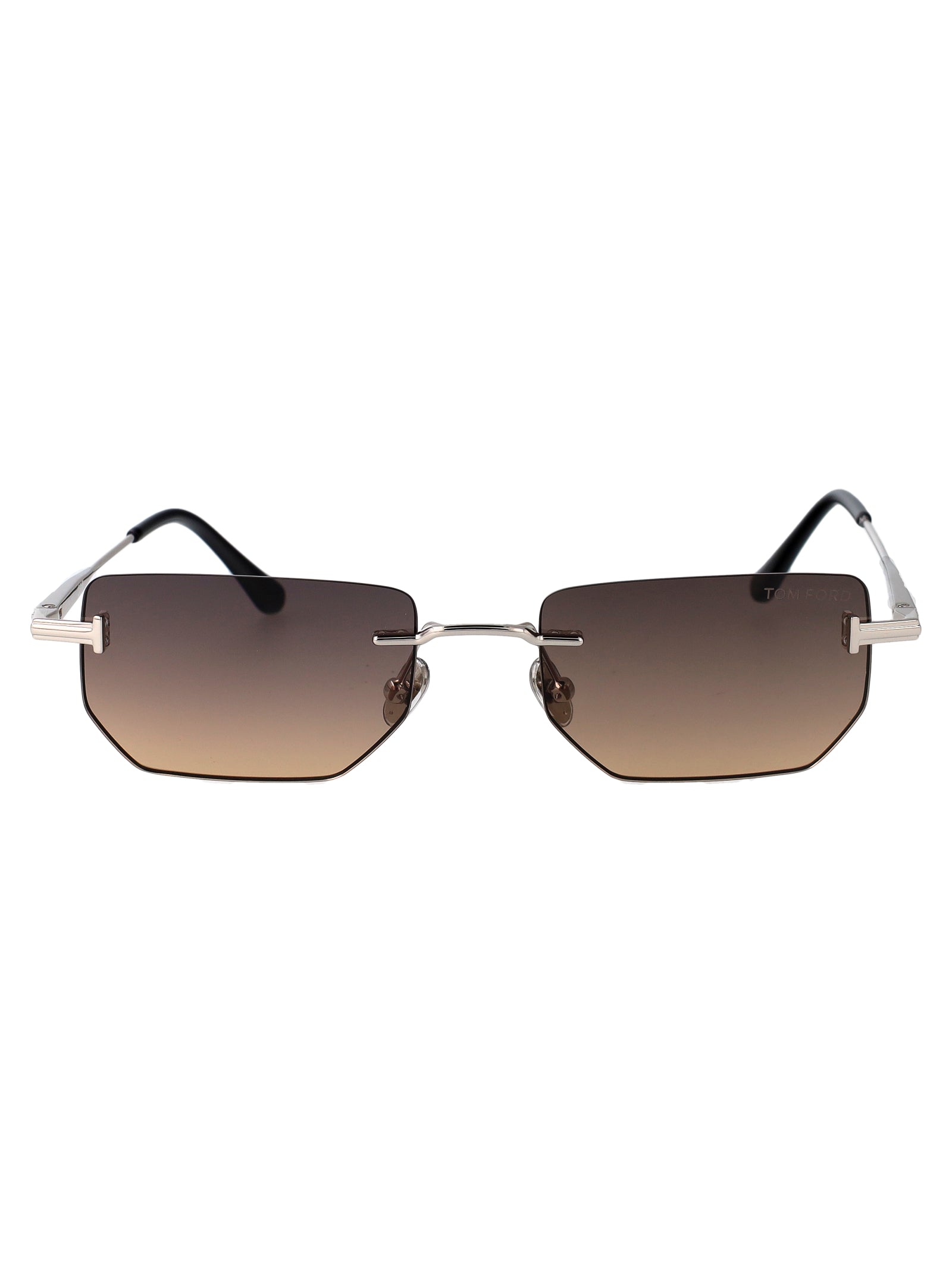 TOM FORD Gradient Metal Sunglasses