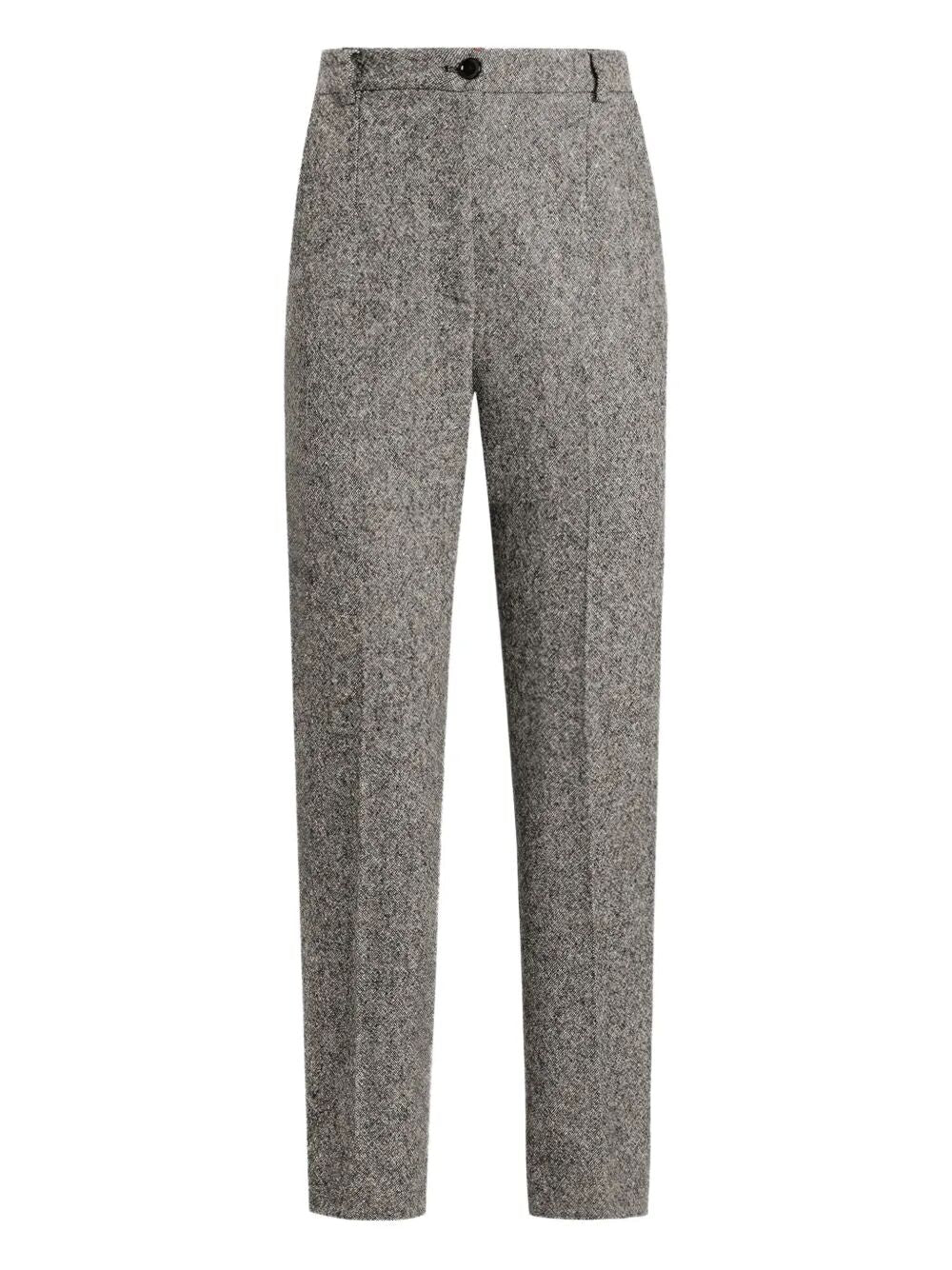 DOLCE & GABBANA Tailored Wool Trousers for Women