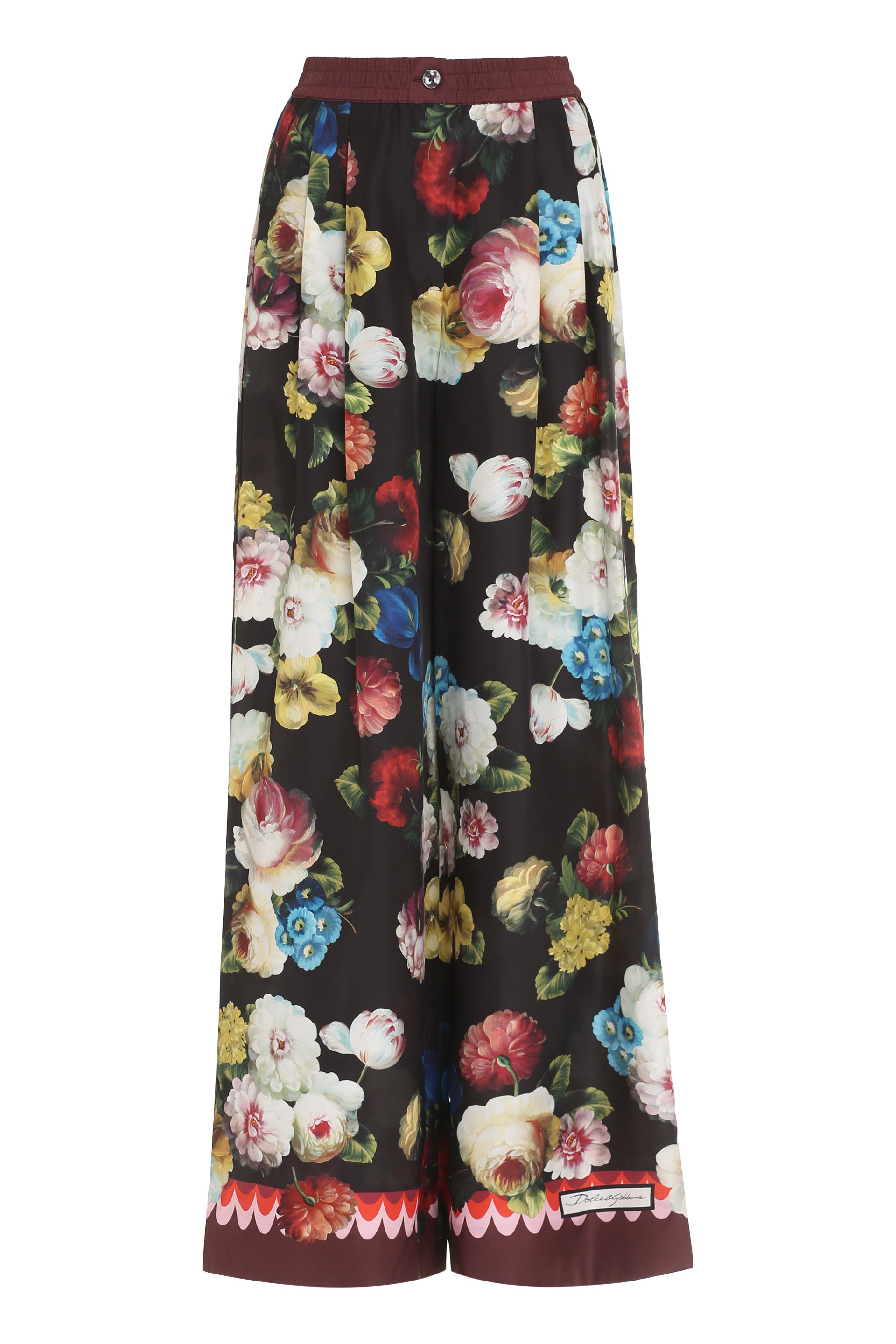 DOLCE & GABBANA Floral Silk Pants for Women
