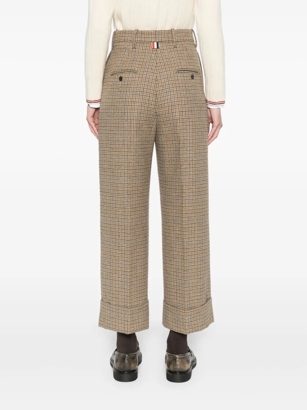 THOM BROWNE Wool Trousers for Women - FW25 Edition