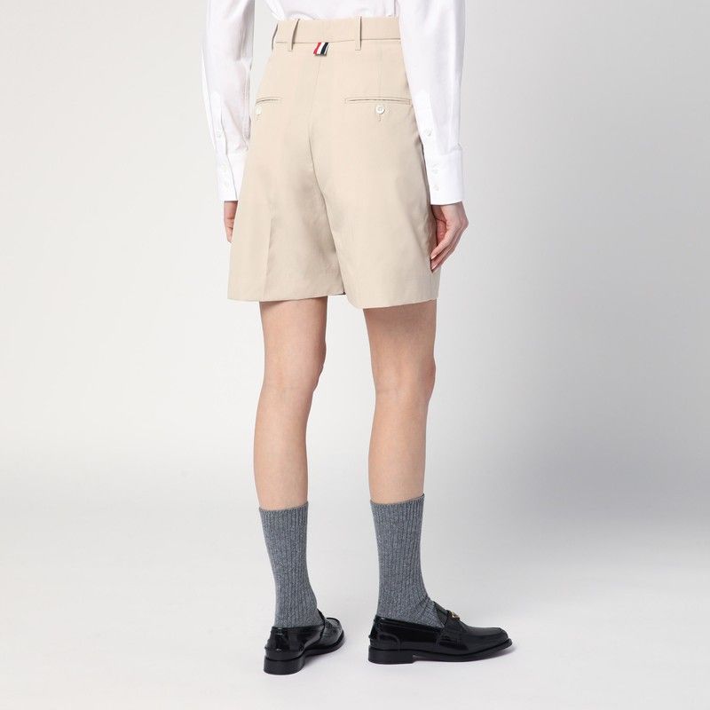 THOM BROWNE Cotton Blend Bermuda Shorts for Women - SS25
