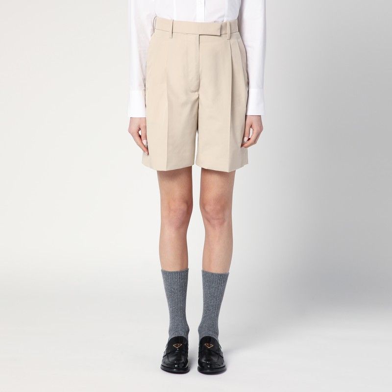THOM BROWNE Cotton Blend Bermuda Shorts for Women - SS25