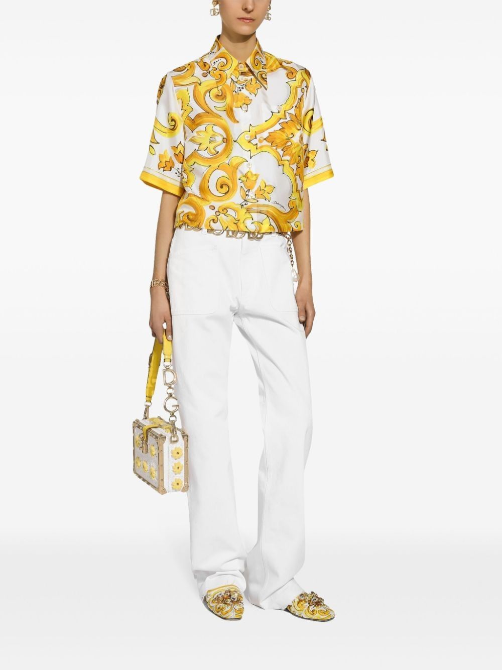 DOLCE & GABBANA Stylish Women's Pants for FW24